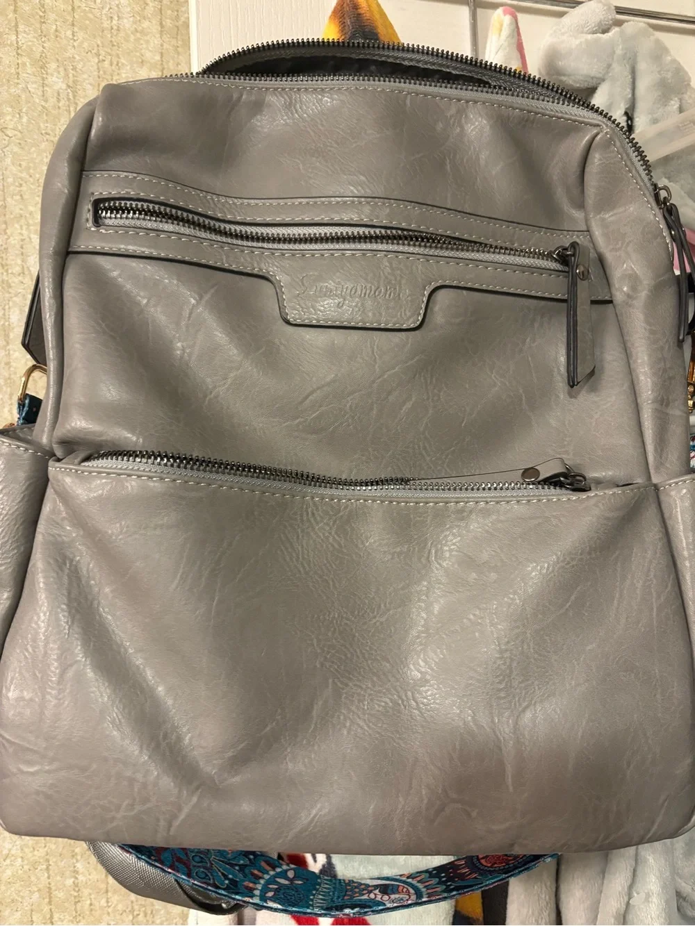 Grey Women’s Backpack Bag - Unbranded